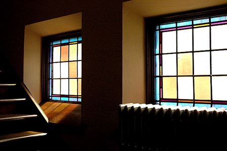 Staircase and Decorative Windows