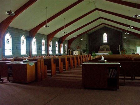 Interior View Toward Altar