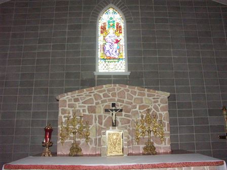 Altar with St. Augustine Window