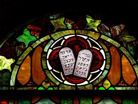 Ten Commandments Tablets Roundel