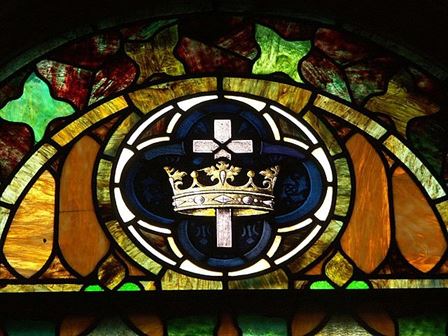 Crown with Cross Roundel