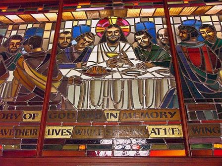 Jesus with Eight Apostles (detail)