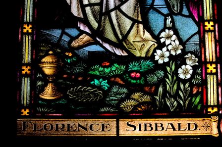 Florence Sibbald Memorial (detail)
