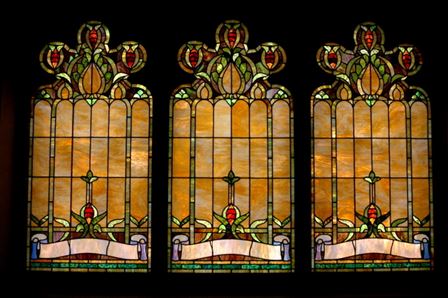 Three Art Nouveau Windows