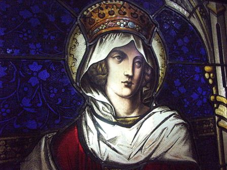 St. Elizabeth with Crown and Halo (detail)