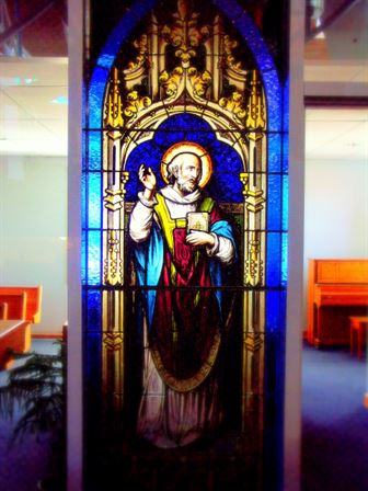 Repurposed St. Augustine Window