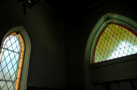 Diamond Patterned Gothic Windows