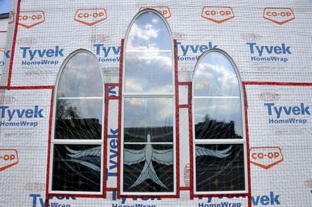 Holy Spirit Window Exterior