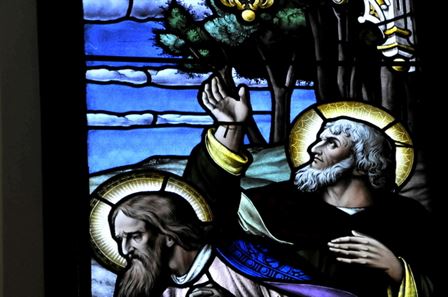 Two Bearded Apostles (detail)