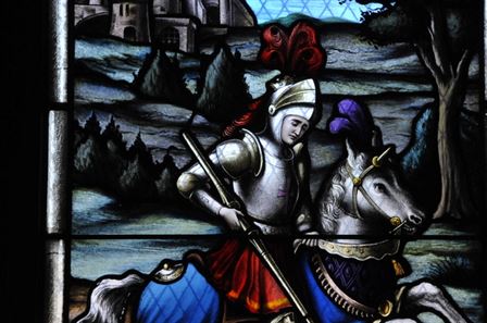 St George in Armour (detail)
