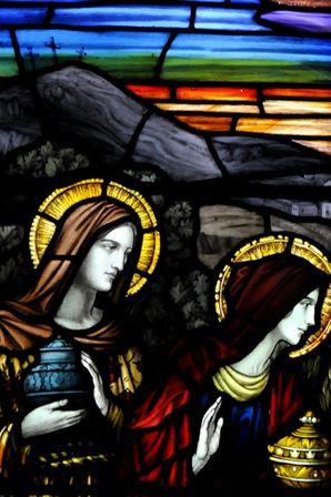 Mary's Companions Bearing Funeral Gifts (detail)