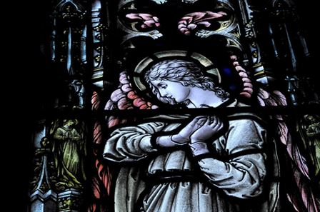 Angel Gazing at St John (detail)