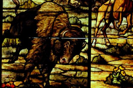 Struggling Buffalo (detail)