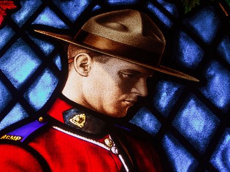 Mountie with Rifle (detail)