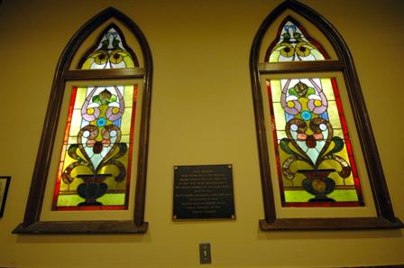 Two Decorative Windows from an Older Church